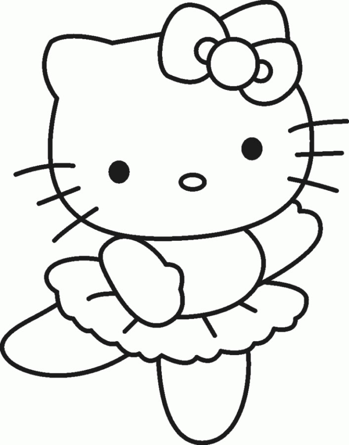 Bailarina Hello Kitty encanta com graça