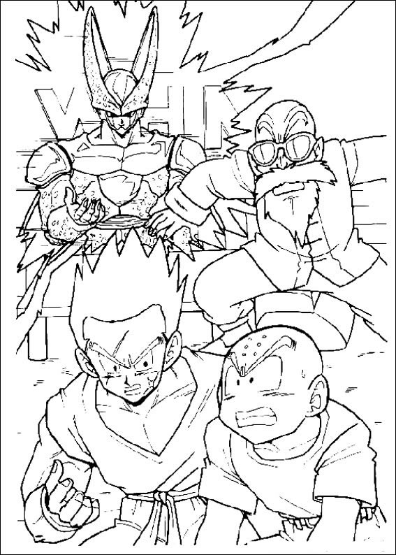 A Batalha Épica com Cell e Guerreiros Z