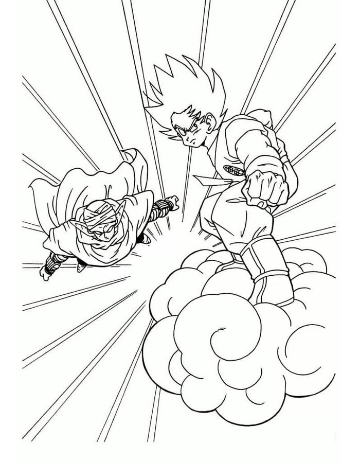 Batalha Épica de Goku e Piccolo