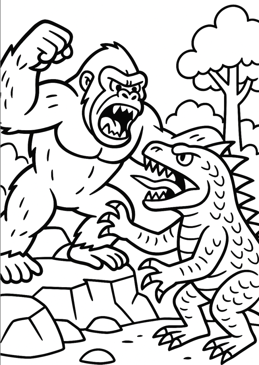 Batalha Épica: King Kong vs Monstro