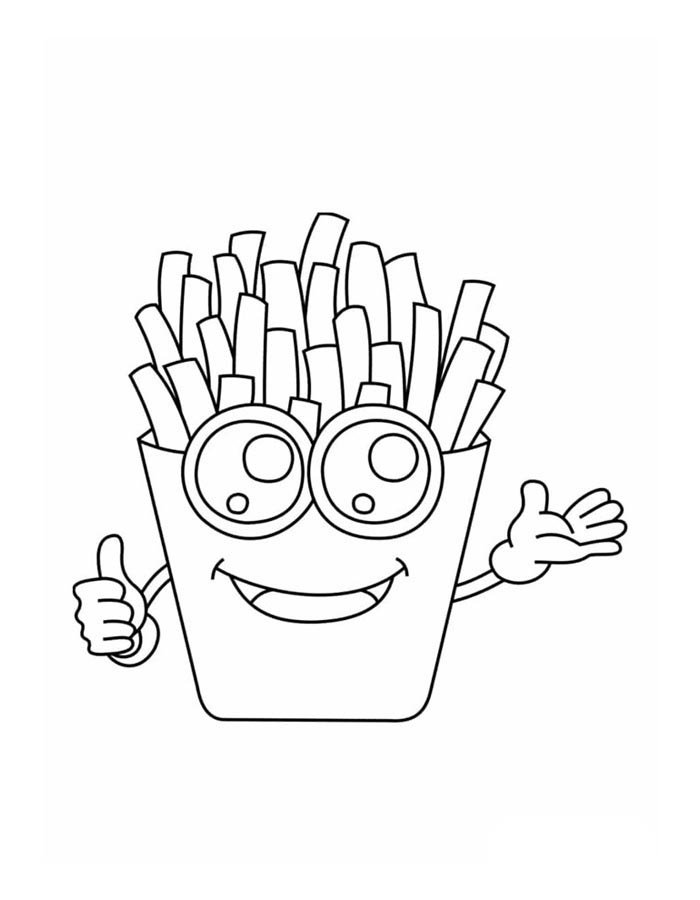 Batata Frita Kawaii Encantada