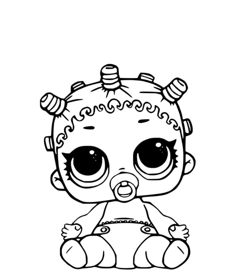 Divirta-se Colorindo Este Adorável Bebê LOL Surprise!