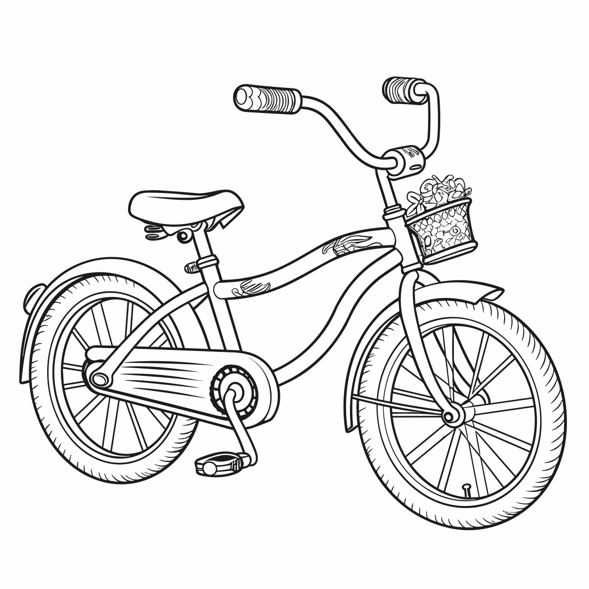 Bicicleta Encantada Pronta para Aventuras