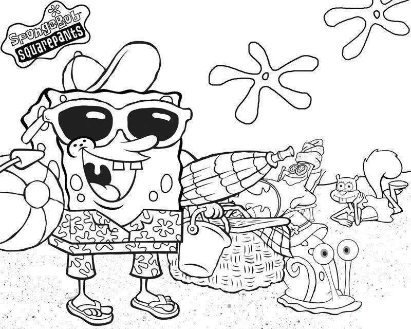 Bob Esponja na Praia