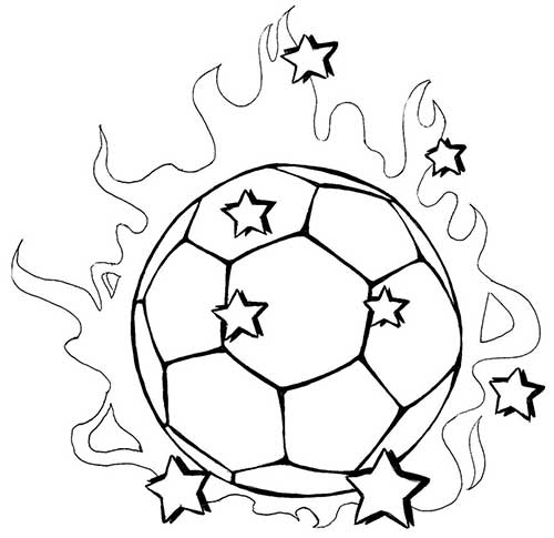 Bola de Futebol Estelar em Chamas!
