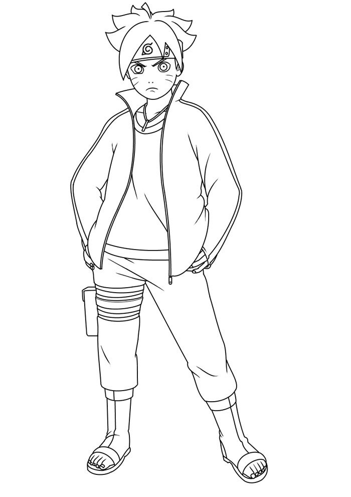 Boruto Uzumaki: Destemido em Preto e Branco