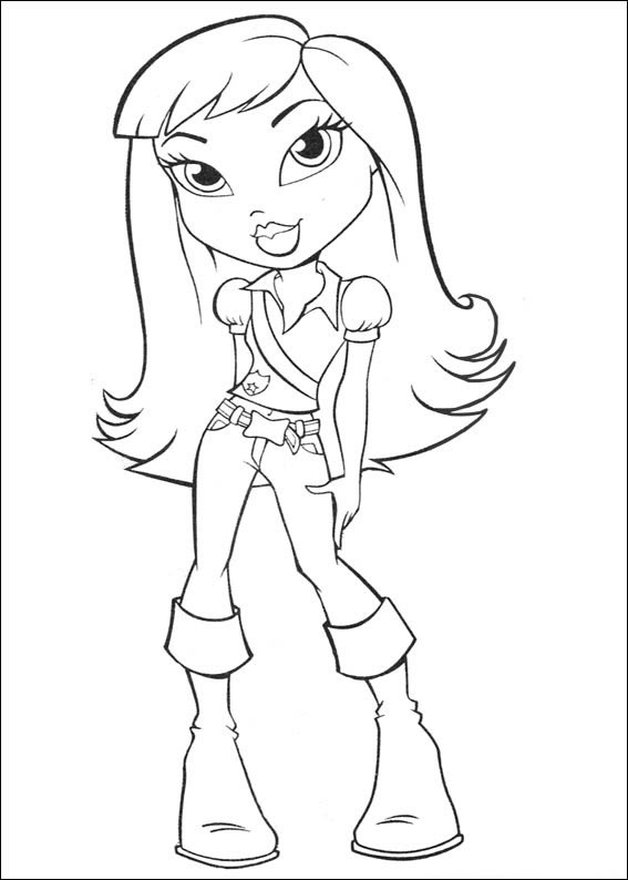 Estilo da Bratz: A Arte de Colorir