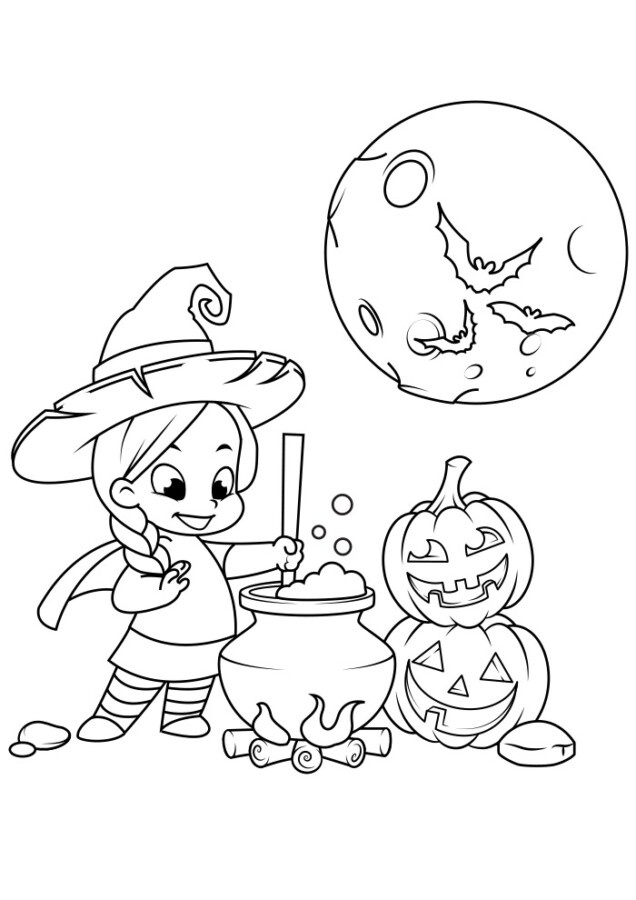 Bruxinha e Suas Poções Mágicas de Halloween