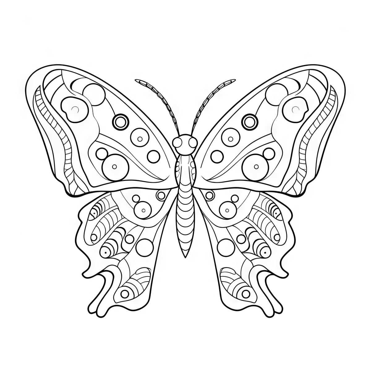 Butterfly Coloring Bliss