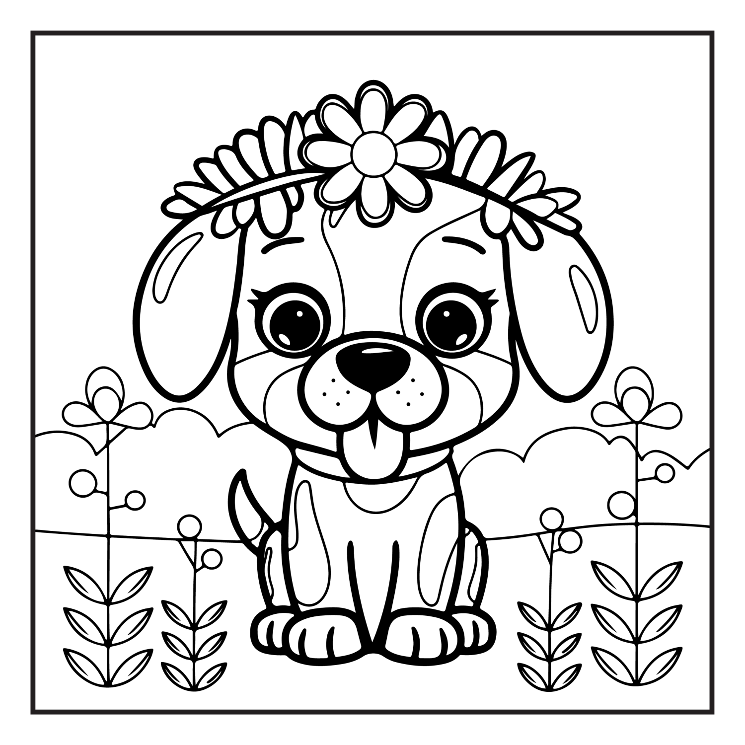 Cachorrinho Florido
