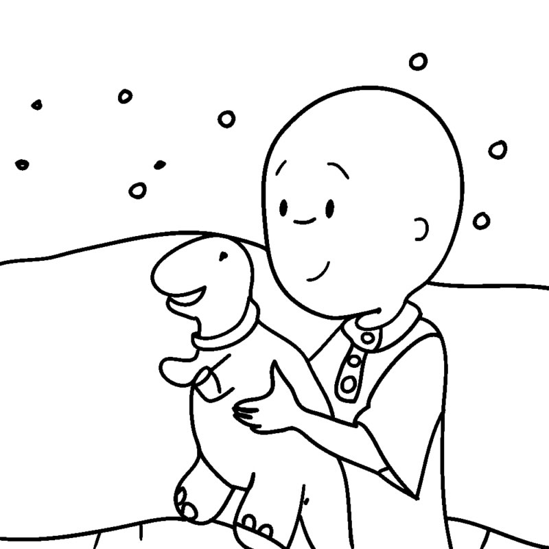 Caillou e Seu Dino Divertido