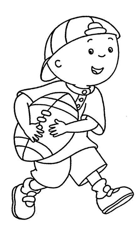 Caillou Jogando Basquete
