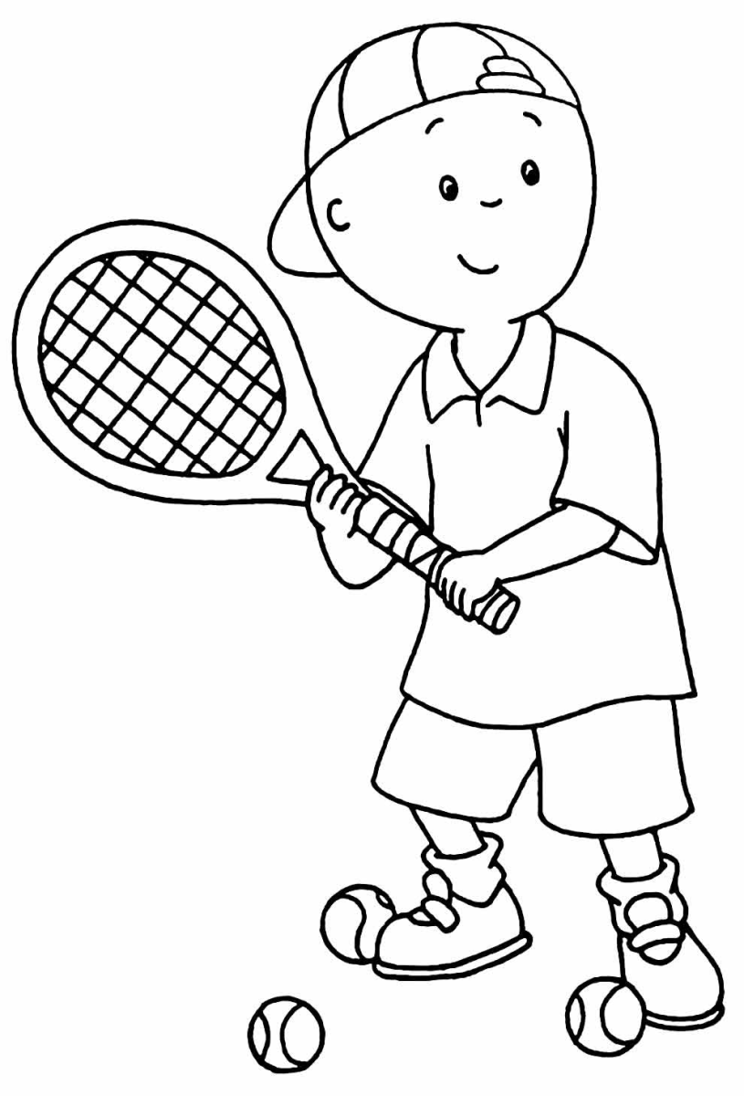 Caillou Pronto para o Tênis