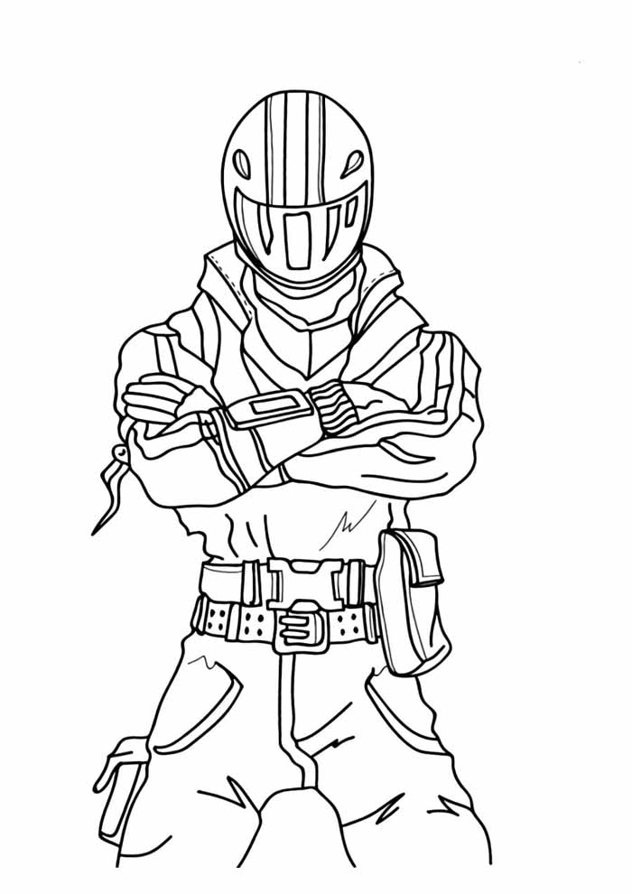 Capitão de Capacete de Batalha Fortnite