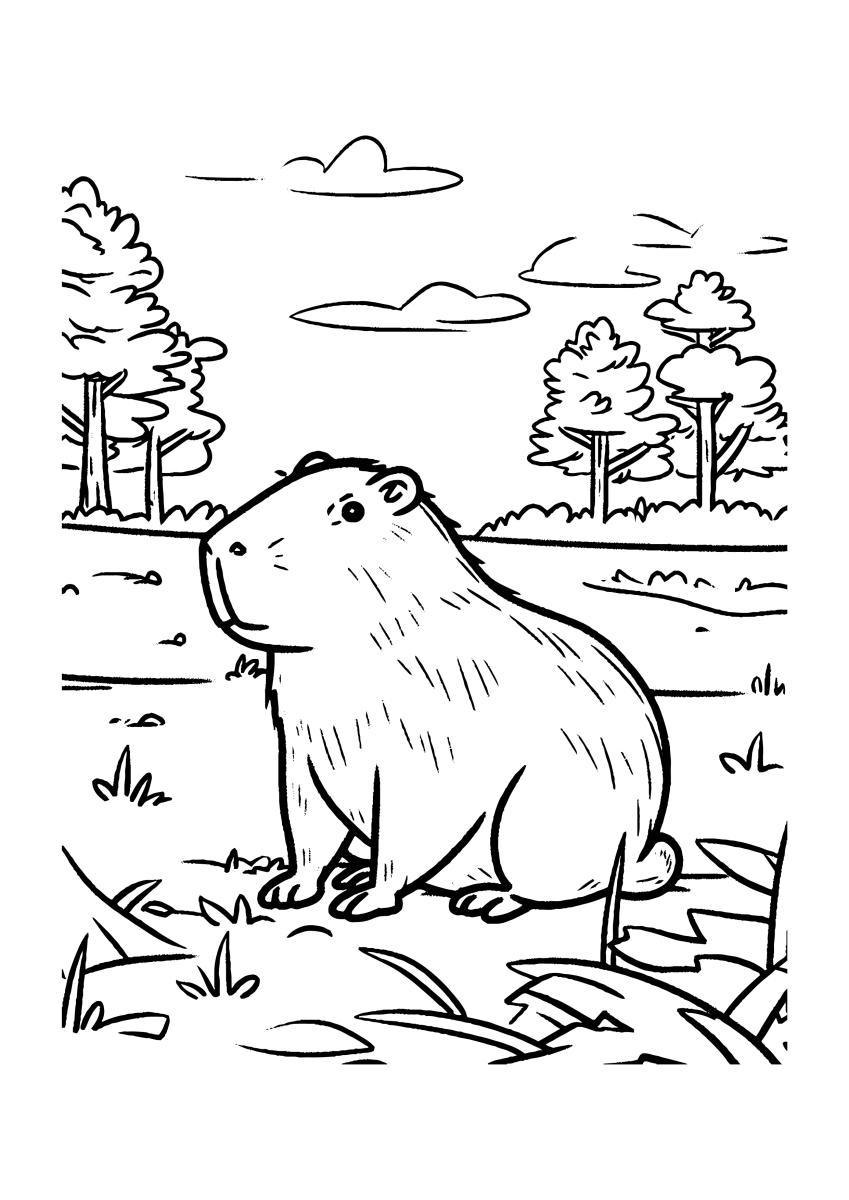 Capivara no Bosque Encantado