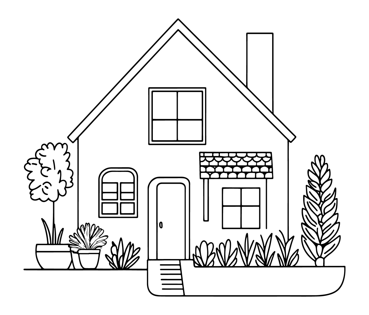 Casa Encantada para Colorir