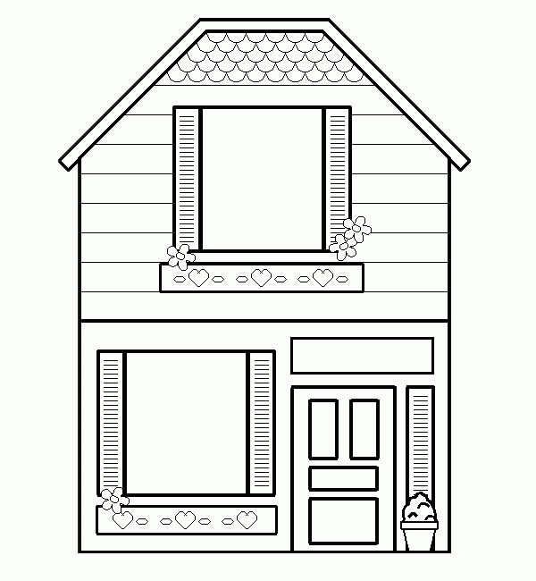 Casa Encantadora para Colorir