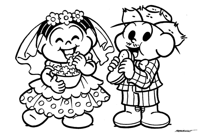 Casamento Divertido com Mônica e Cebolinha