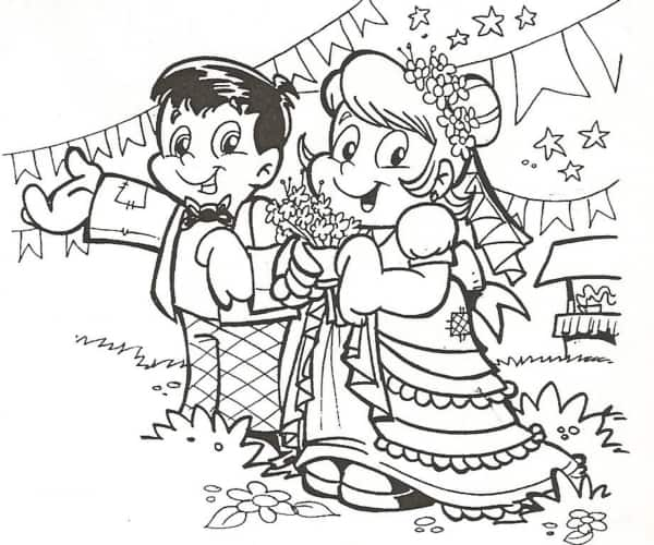Casamento Encantado na Turma da Mônica