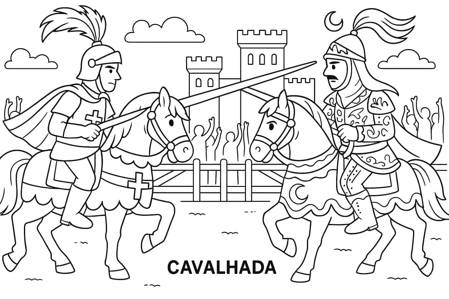 Cavaleiros em Duelo na Cavalhada