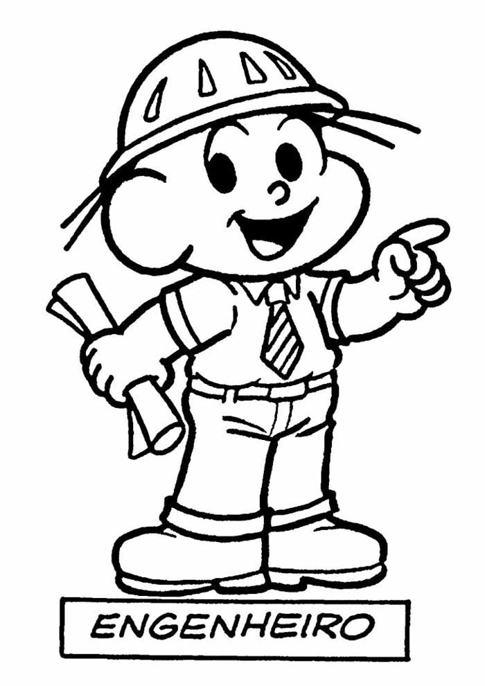 Cebolinha Pequeno Engenheiro