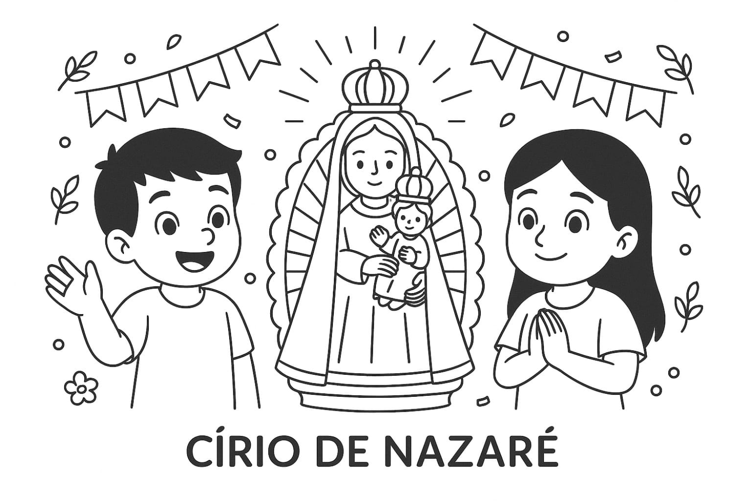 Celebração do Círio de Nazaré com Nossa Senhora
