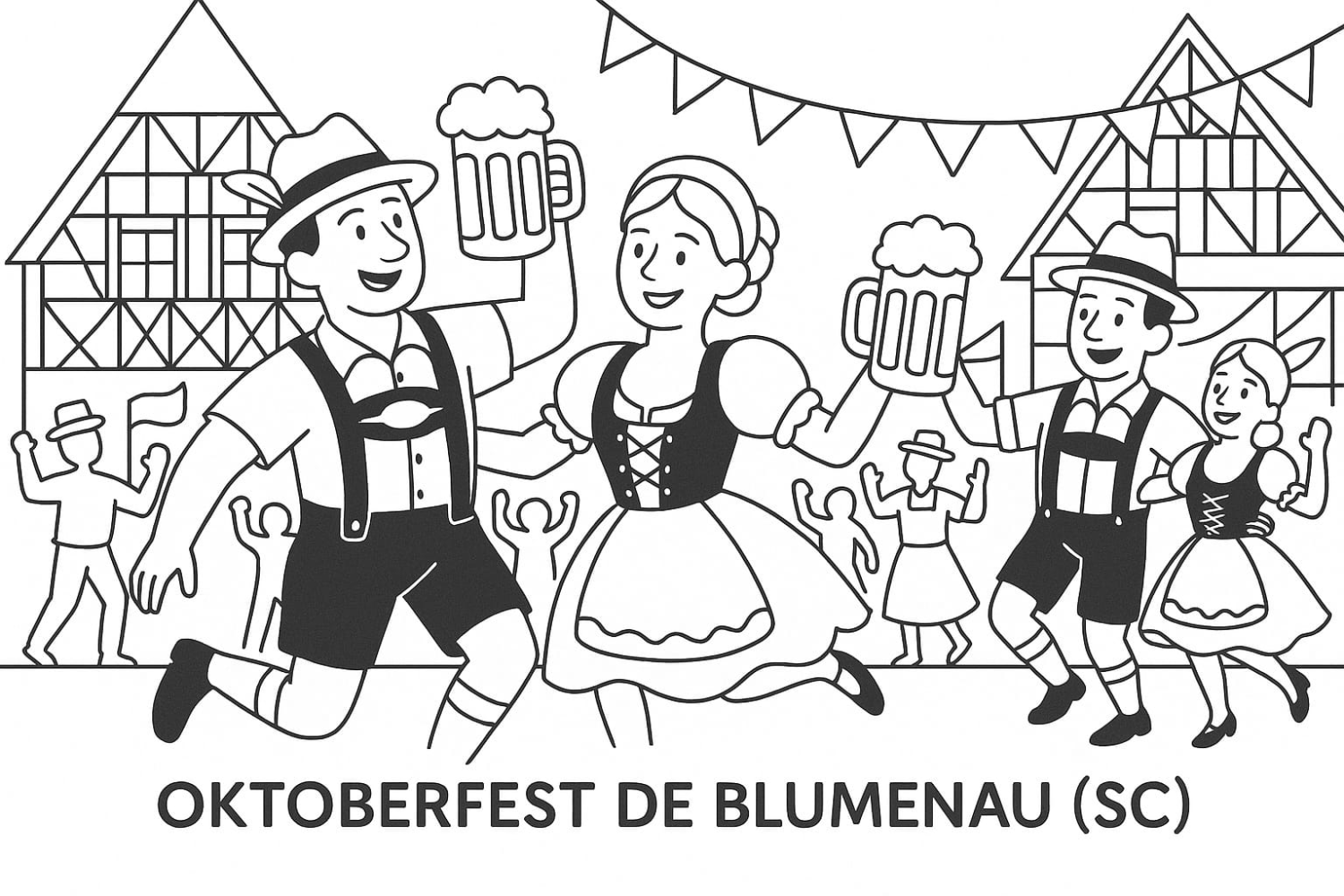 Celebre a Oktoberfest de Blumenau