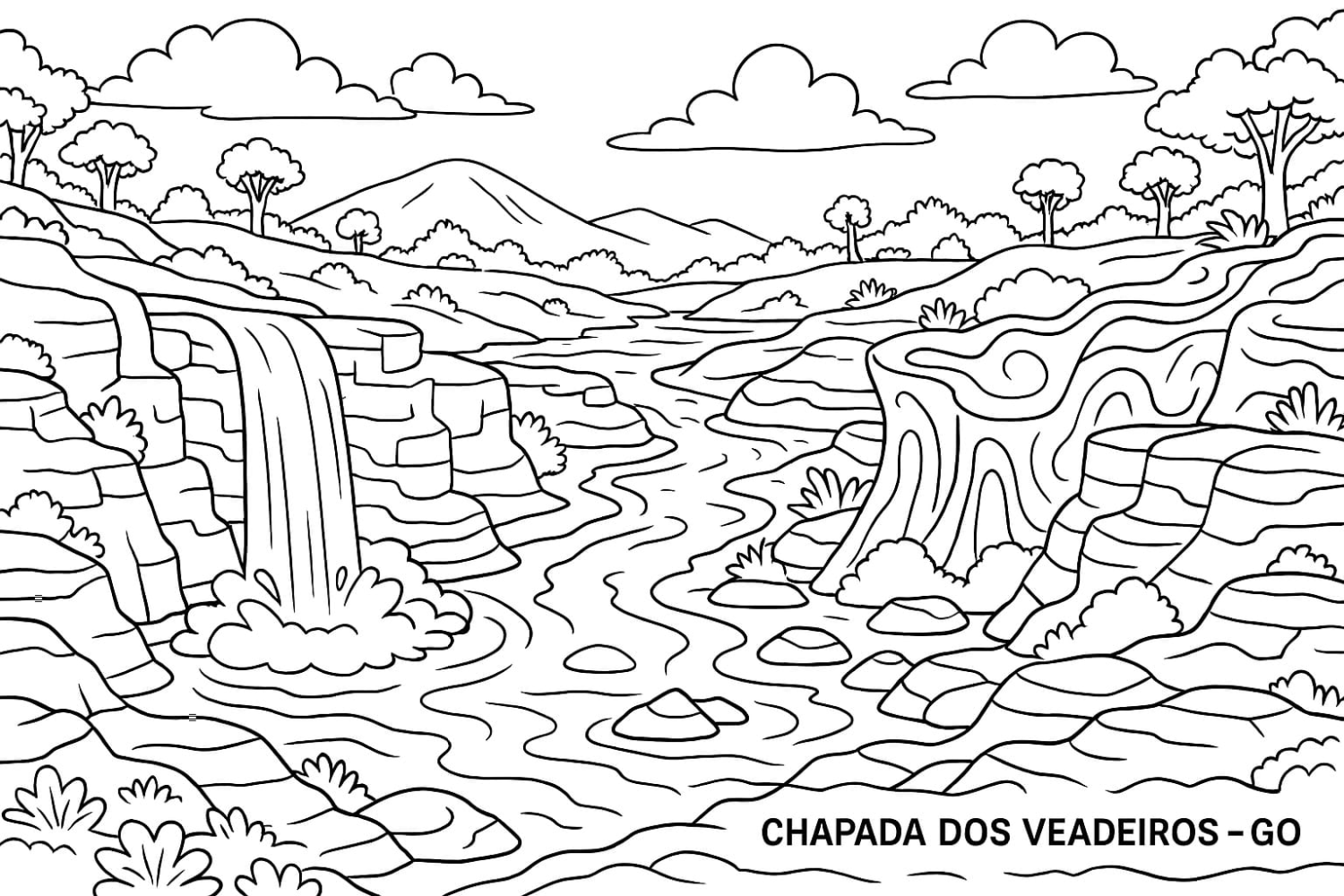 Cenário Natural da Chapada dos Veadeiros