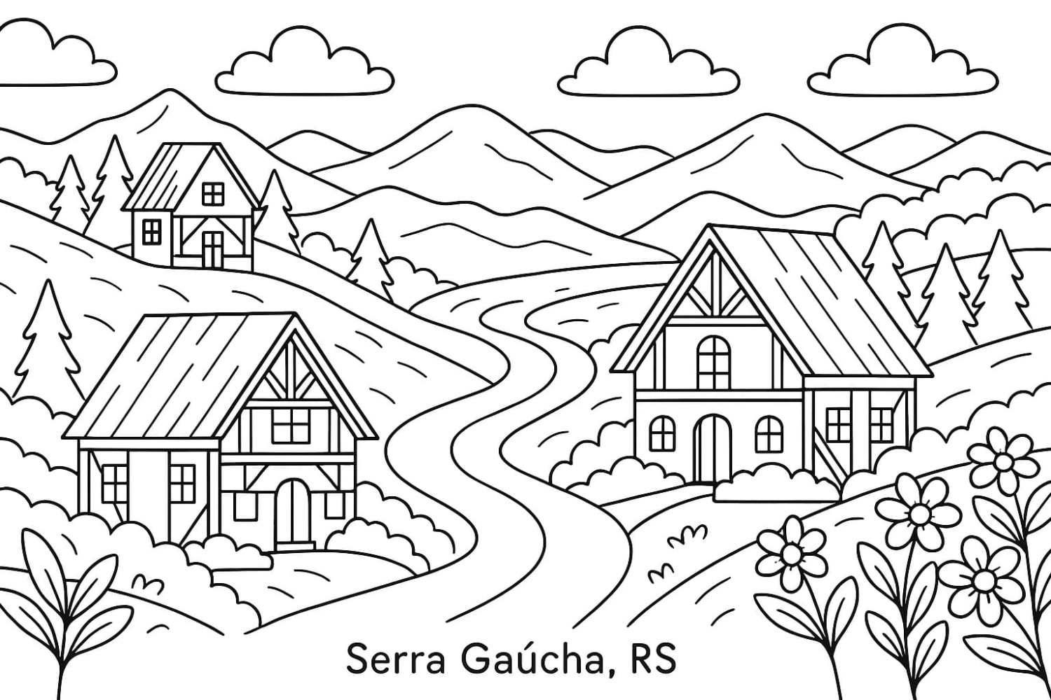 Cenário Pitoresco na Serra Gaúcha