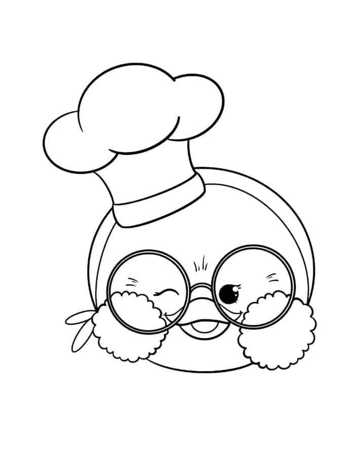 Chef Pato de Papel: Hora de Colorir!