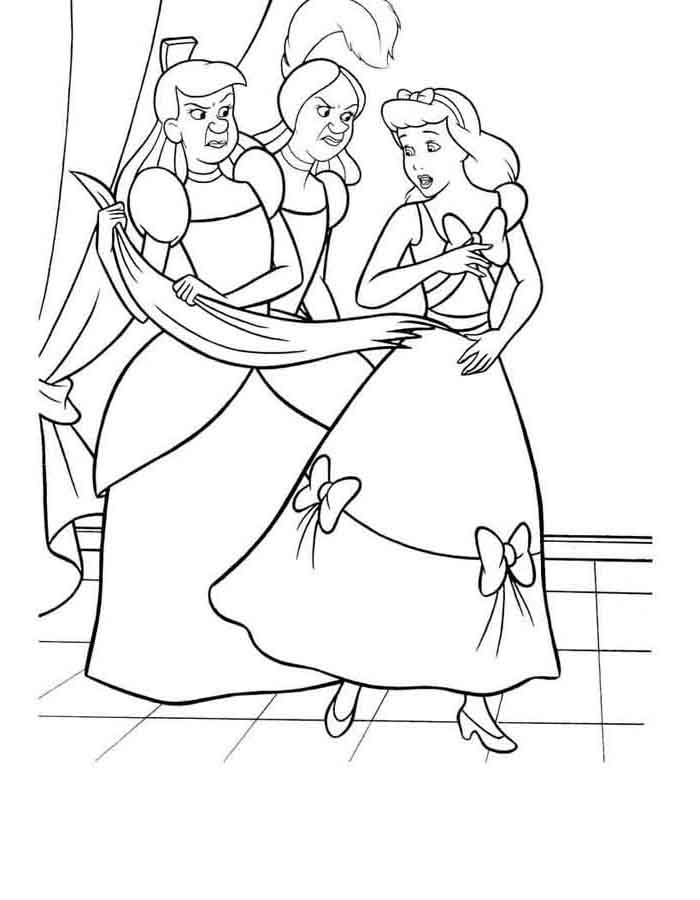 Cinderela Encounters Her Stepmother's Wrath