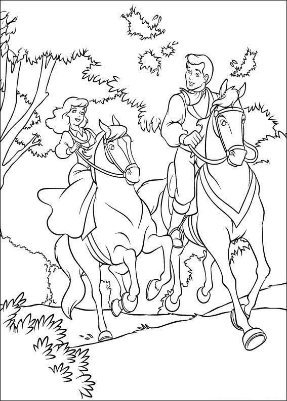 Cinderela e o Príncipe na Cavalaria Encantada