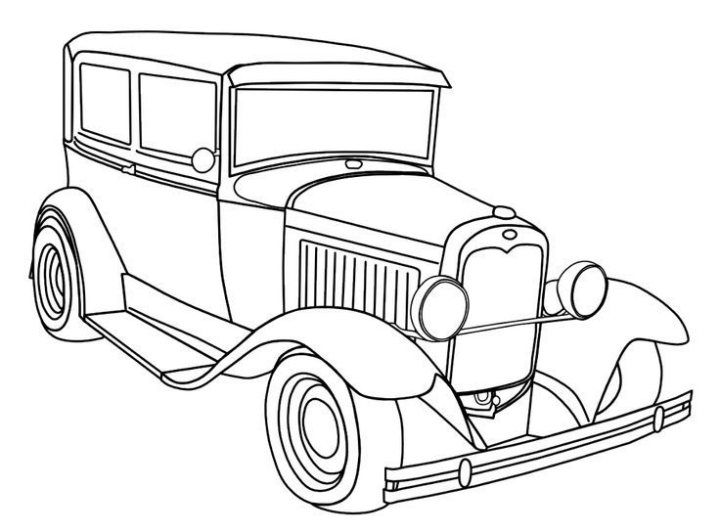 Clássico Vintage para Colorir