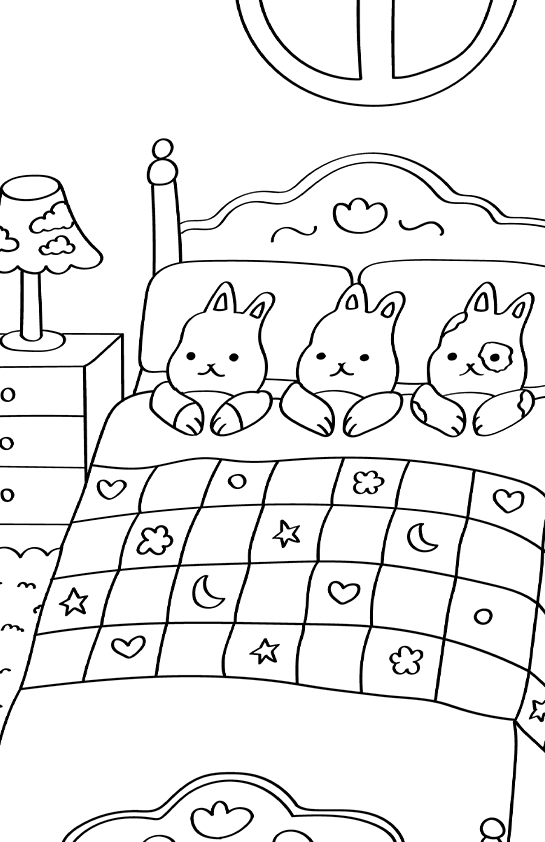 Coelhinhos na Cama dos Sonhos
