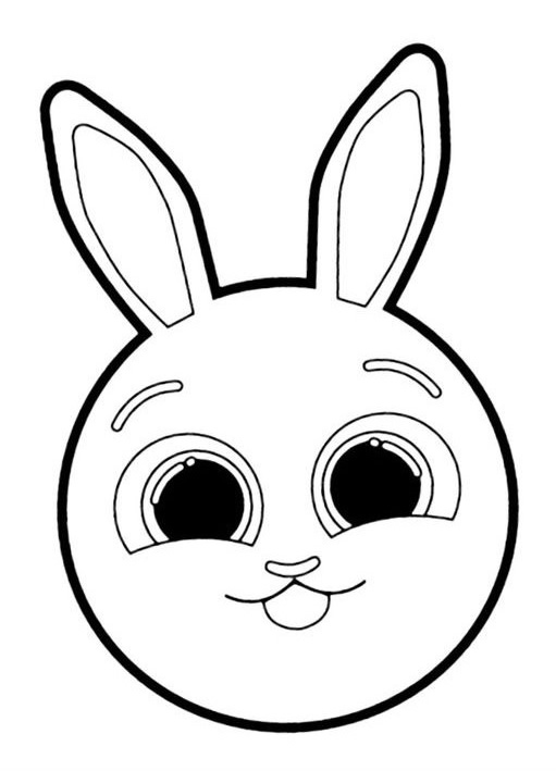 Coelho Encantador para Colorir