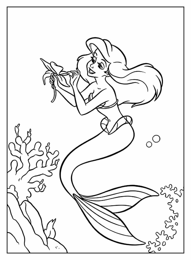 Colore a Aventura Submarina de Ariel