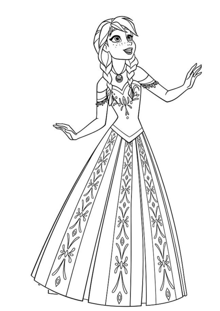Colore a Magia de Anna em Arendelle