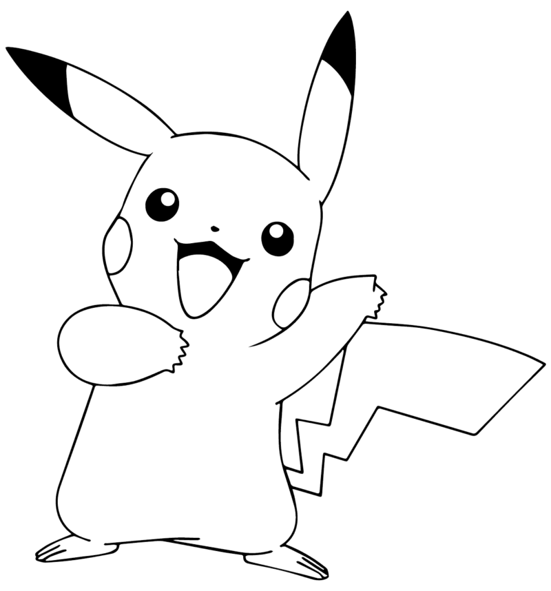 Colorindo a Alegria do Pikachu