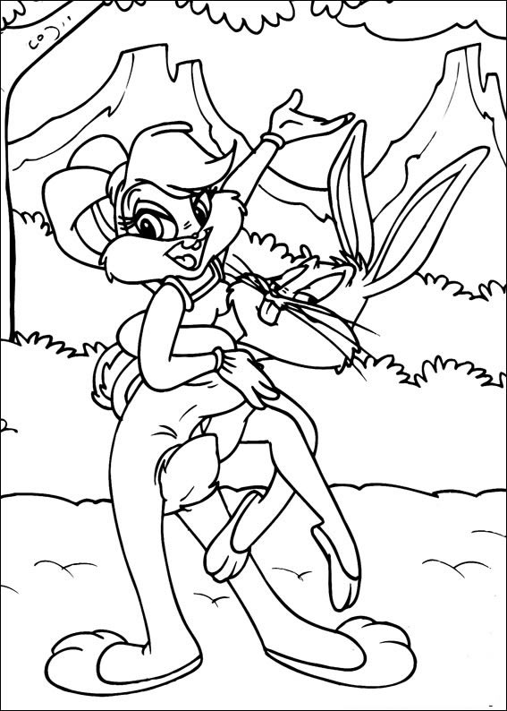 Colorindo a Aventura de Bugs e Lola