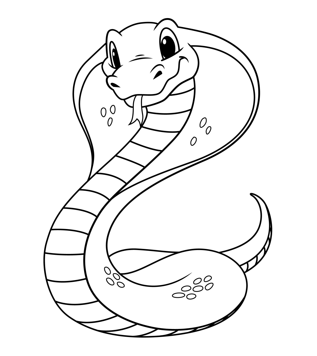 Colorindo a Charmosa Cobra Animada