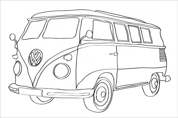 Colorindo a Clássica Kombi