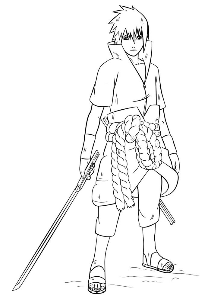 Colorindo a Coragem de Sasuke Uchiha