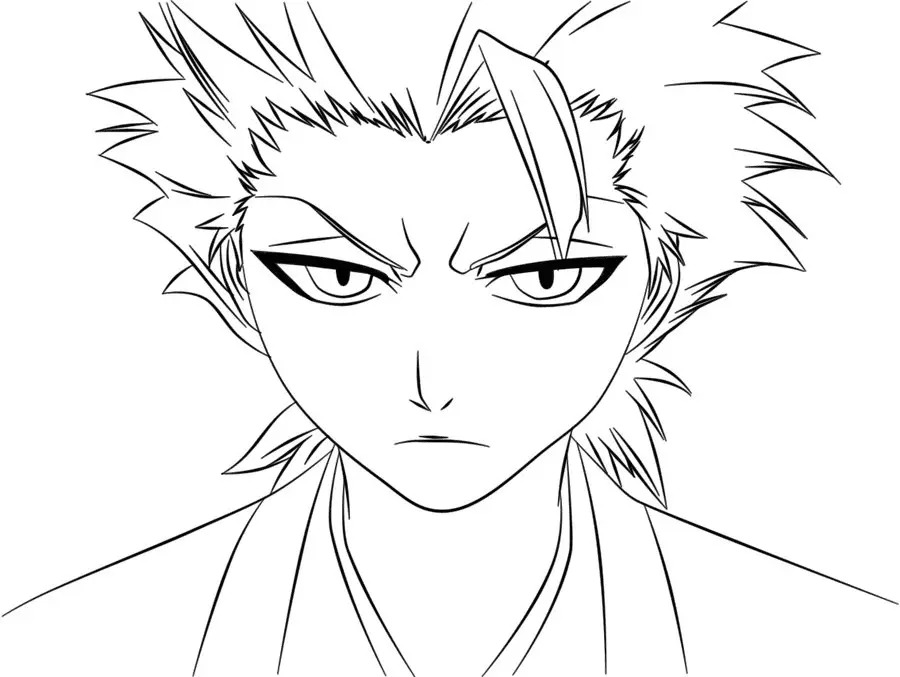 Colorindo a Determinação: Hitsugaya de Bleach