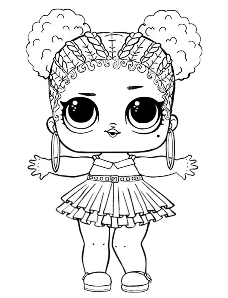 Colorindo a Diva da LOL Surprise