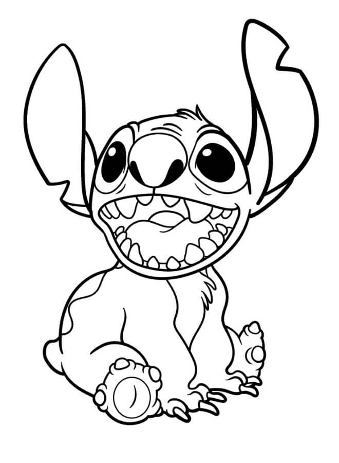 Colorindo a Diversão de Stitch