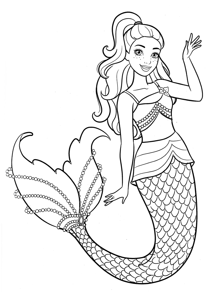 Colorindo a Encantadora Sereia