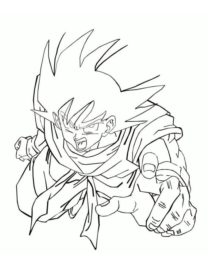 Colorindo a Energia de Goku