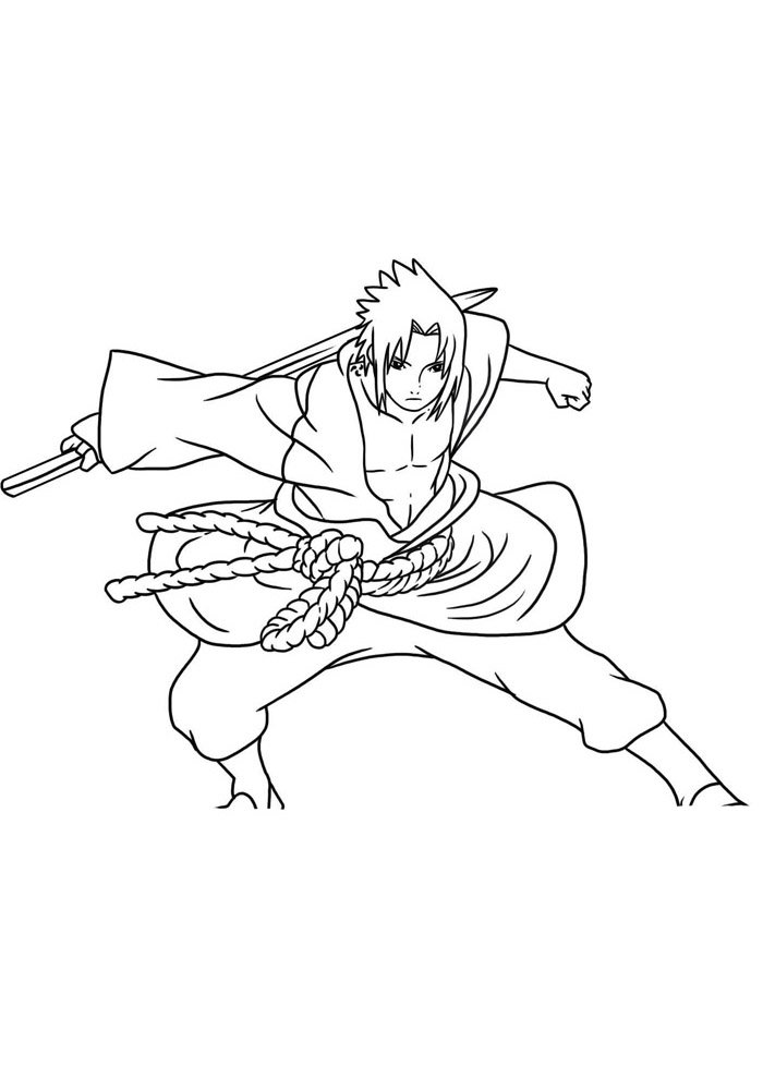 Colorindo a Energia do Sasuke Uchiha