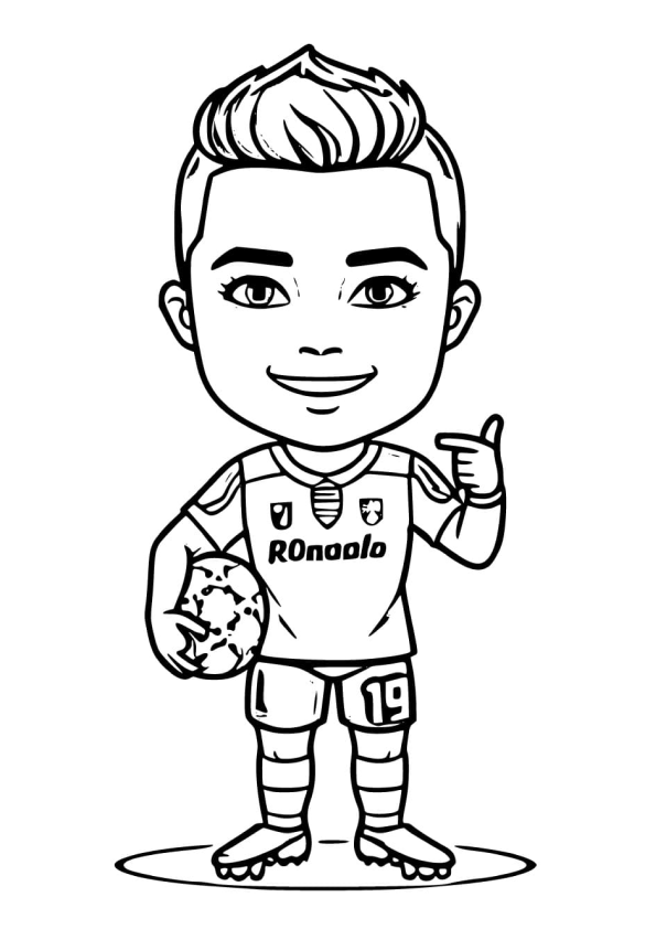 Colorindo a Lenda do Futebol
