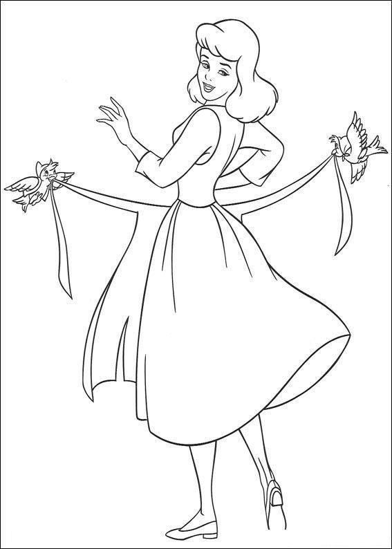 Colorindo a Magia de Cinderela